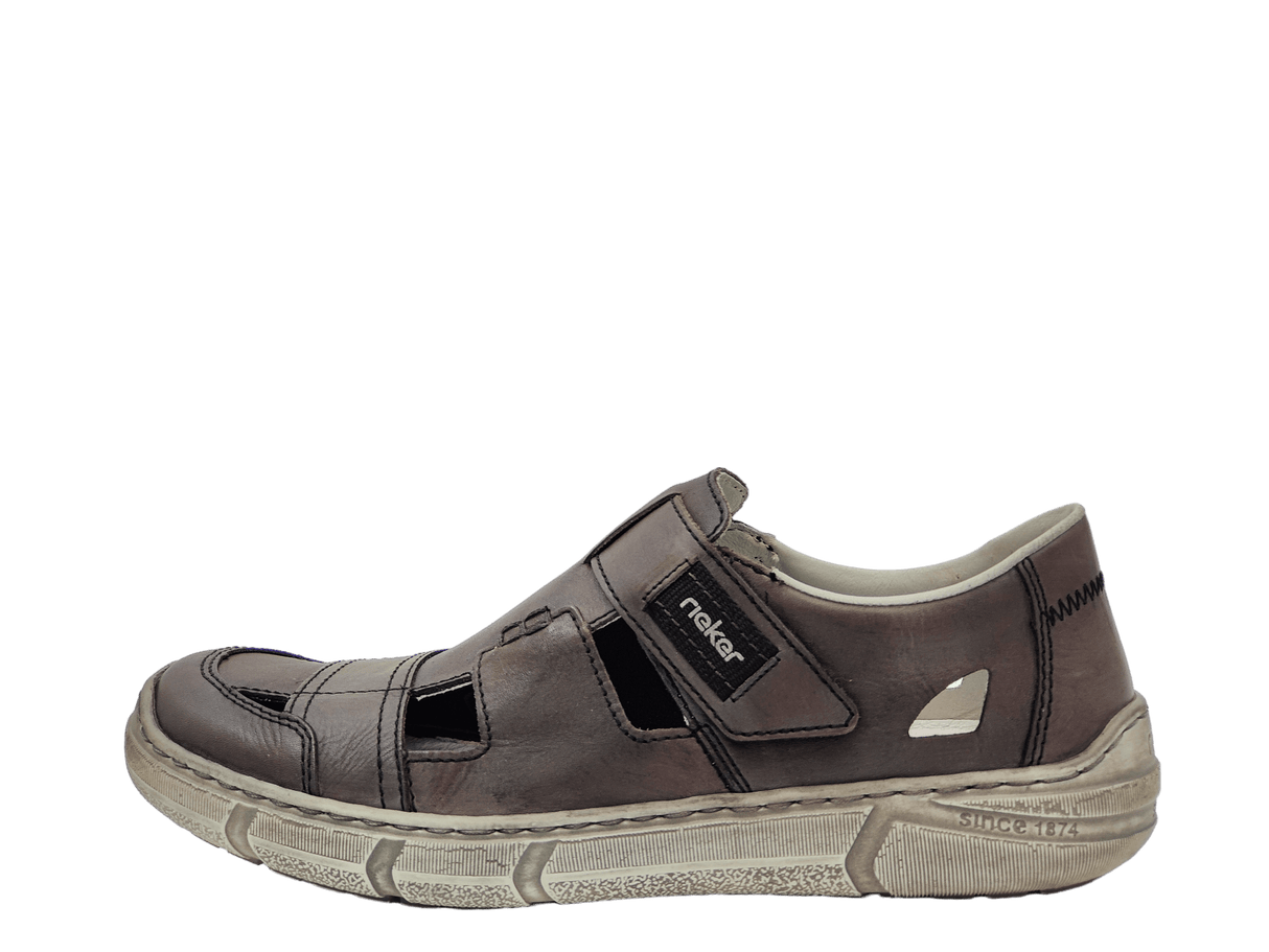 Pantofi Barbati Piele Naturala Rieker RIEK 04050 - Rieker - amely.ro