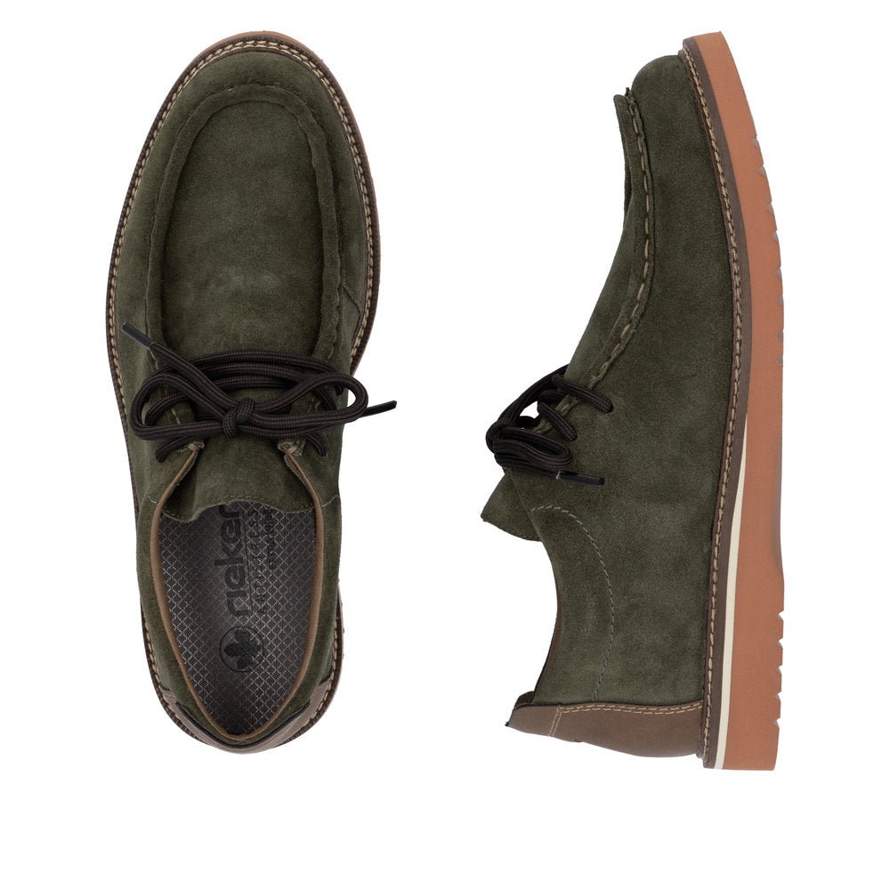 Pantofi Barbati Piele Naturala Rieker RIEK 04502 - Rieker - amely.ro