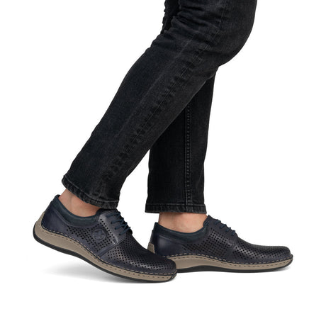 Pantofi Barbati Piele Naturala Rieker RIEK 05213 - Rieker - amely.ro