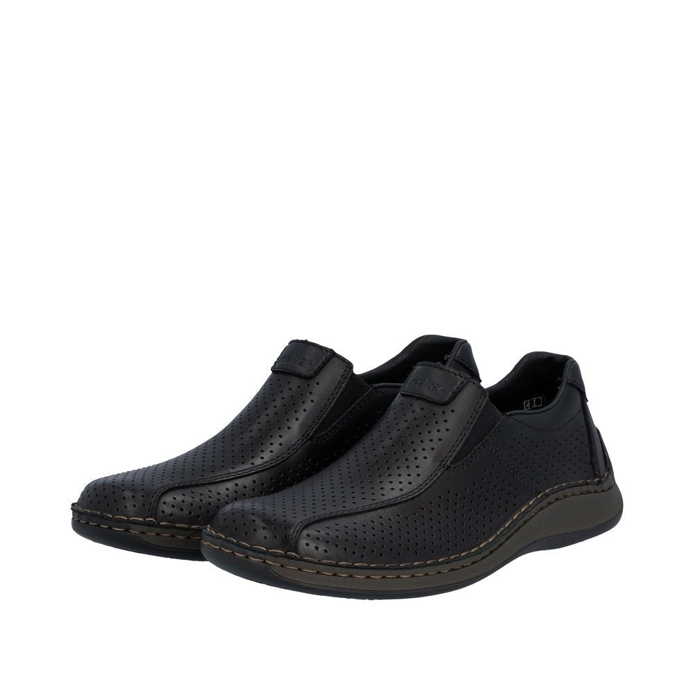 rima　0527 Pantofi Barbati Piele Naturala Rieker RIEK 05272 – amely.ro
