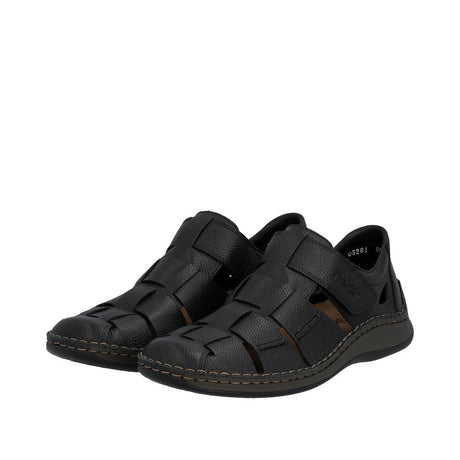Pantofi Barbati Piele Naturala Rieker RIEK 05281 - Rieker - amely.ro