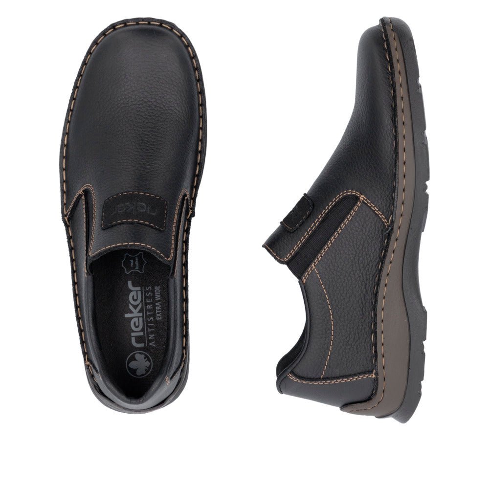 Pantofi Barbati Piele Naturala Rieker RIEK 05370 - Rieker - amely.ro