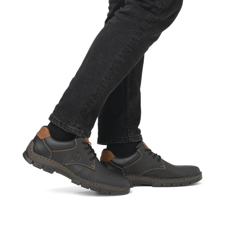 Pantofi Barbati Piele Naturala Rieker RIEK 11050 - Rieker - amely.ro