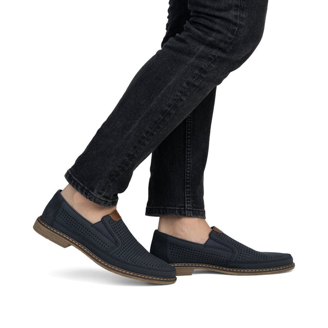 Pantofi Barbati Piele Naturala Rieker RIEK 13459 - Rieker - amely.ro