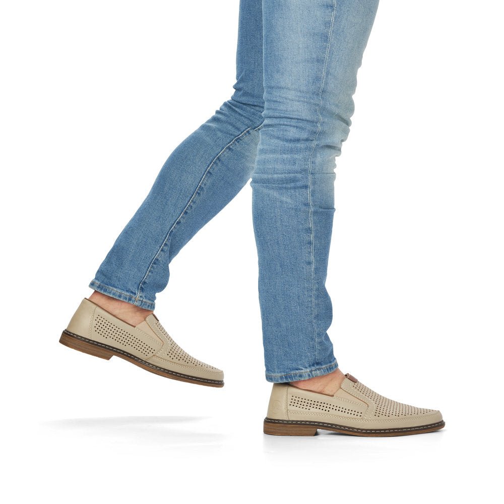 Pantofi Barbati Piele Naturala Rieker RIEK 13459 - Rieker - amely.ro