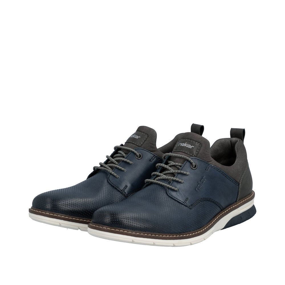 Pantofi Barbati Piele Naturala Rieker RIEK 14450 - Rieker - amely.ro