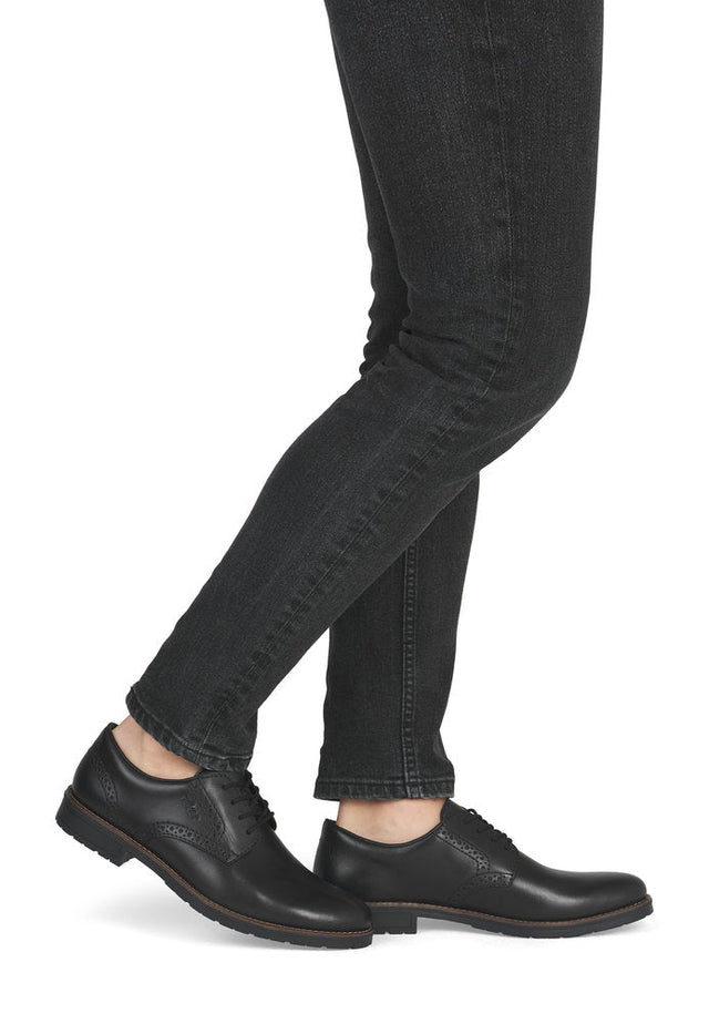 Pantofi Barbati Piele Naturala Rieker RIEK 14642 - Rieker - amely.ro