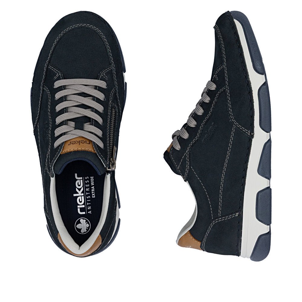 Pantofi Barbati Piele Naturala Rieker RIEK 15900 - Rieker - amely.ro