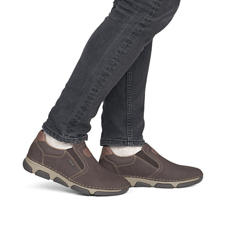 Pantofi Barbati Piele Naturala Rieker RIEK 15951 - Rieker - amely.ro