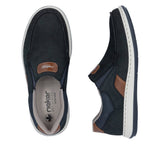 Pantofi Barbati Piele Naturala Rieker RIEK 17368 - Rieker - amely.ro