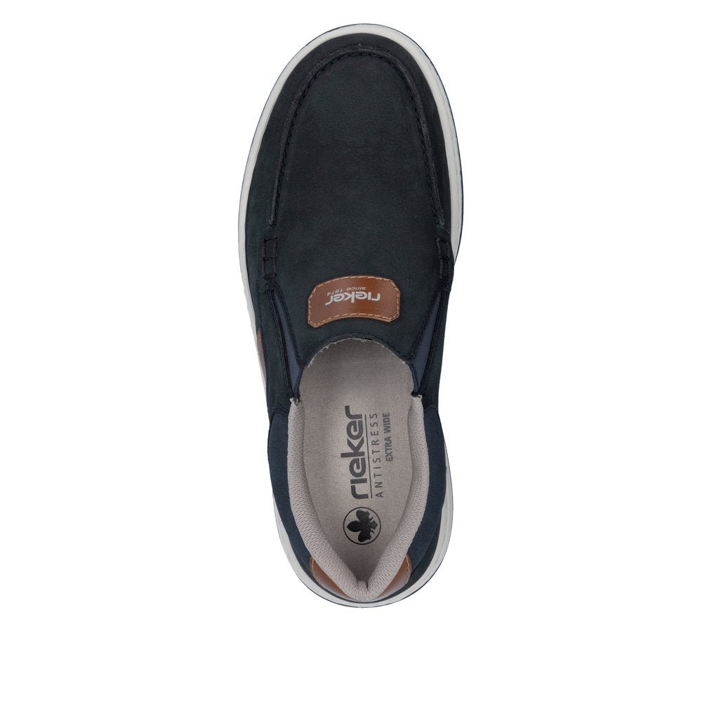 Pantofi Barbati Piele Naturala Rieker RIEK 17368 - Rieker - amely.ro