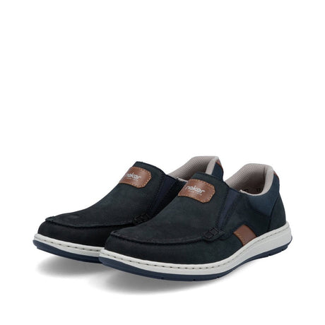 Pantofi Barbati Piele Naturala Rieker RIEK 17368 - Rieker - amely.ro