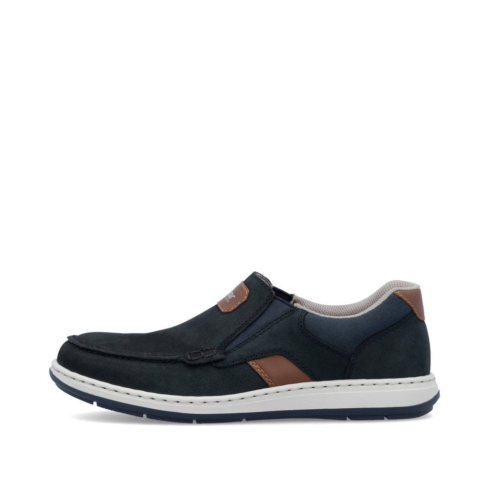 Pantofi Barbati Piele Naturala Rieker RIEK 17368 - Rieker - amely.ro