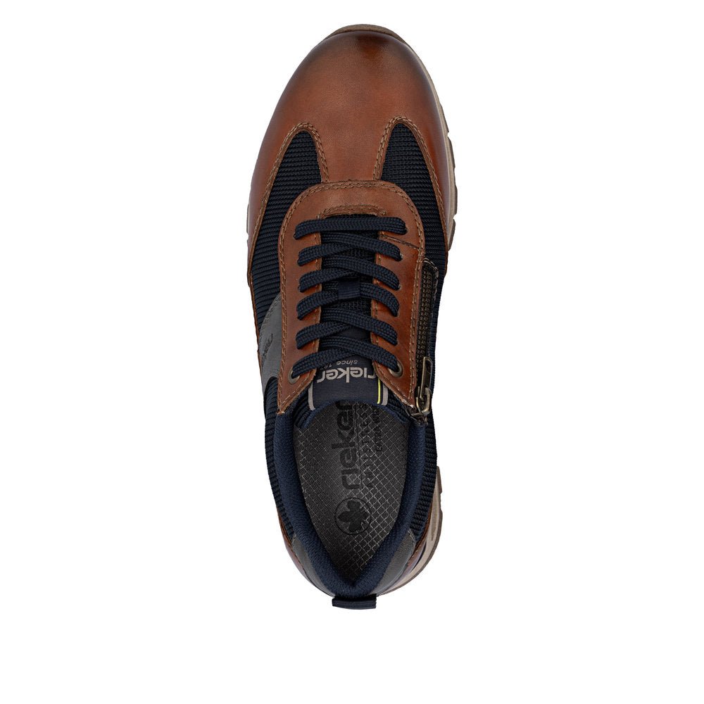 Pantofi Barbati Piele Naturala Rieker RIEK B0507 - Rieker - amely.ro