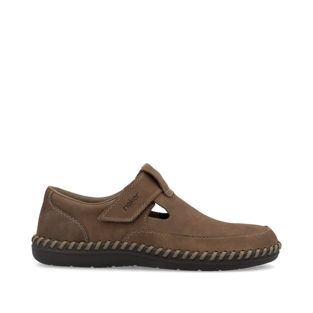 Pantofi Barbati Piele Naturala Rieker RIEK B2452 - Rieker - amely.ro