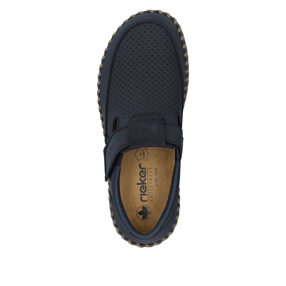 Pantofi Barbati Piele Naturala Rieker RIEK B2453 - Rieker - amely.ro
