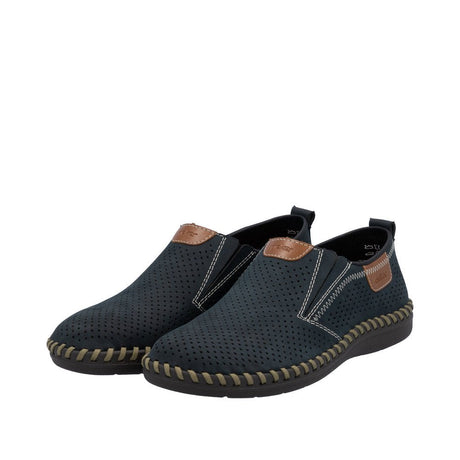 Pantofi Barbati Piele Naturala Rieker RIEK B2465 - Rieker - amely.ro