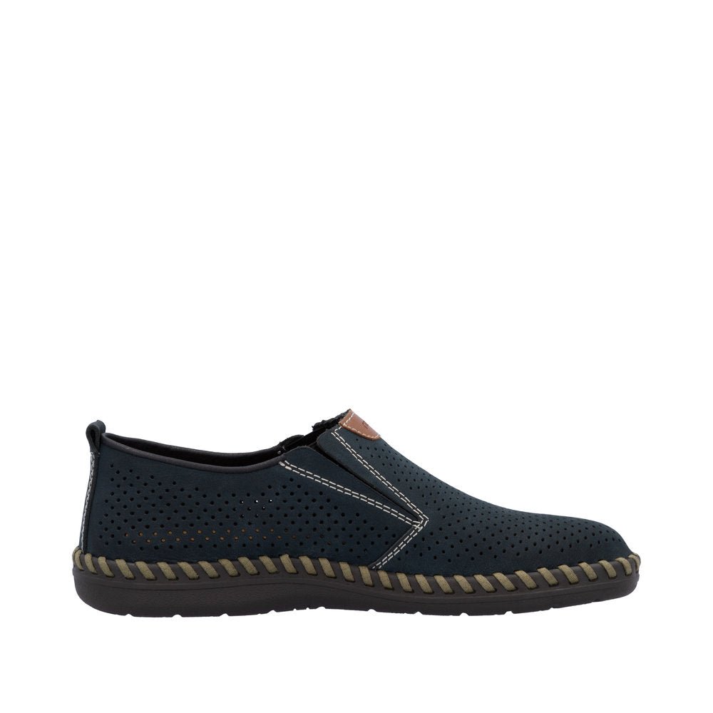 Pantofi Barbati Piele Naturala Rieker RIEK B2465 - Rieker - amely.ro
