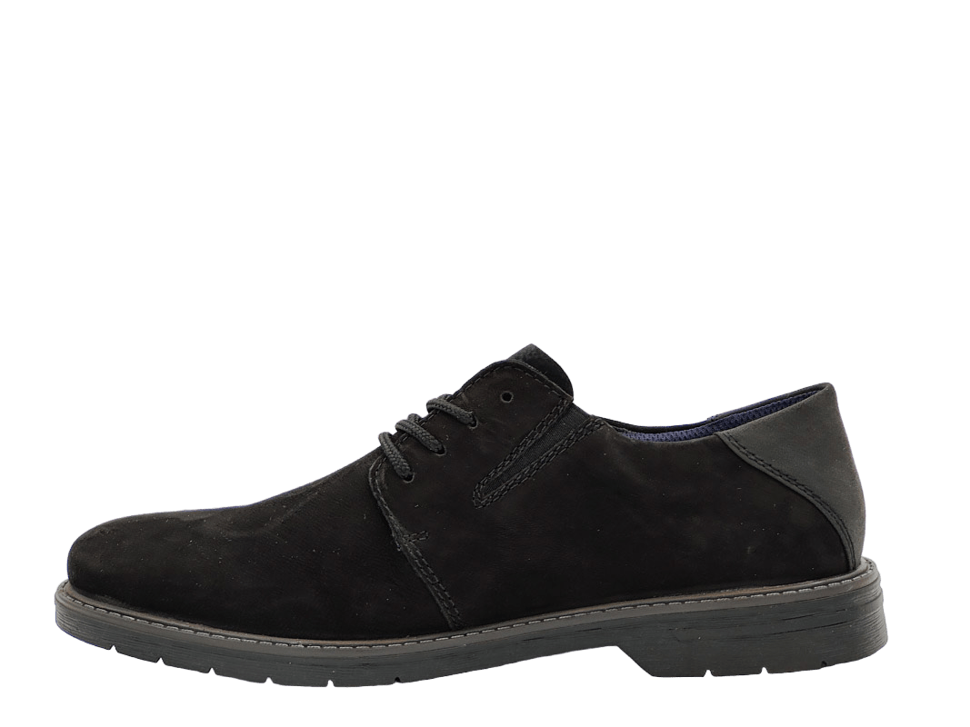 Pantofi Barbati Rieker Piele Naturala Nabuk Riek 13000 - Rieker - amely.ro