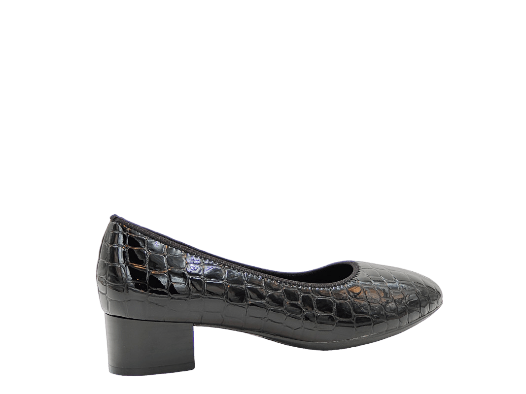 Pantofi Dama Eleganti Rieker Piele Naturala Lacuita Riek 49260 - Rieker - amely.ro