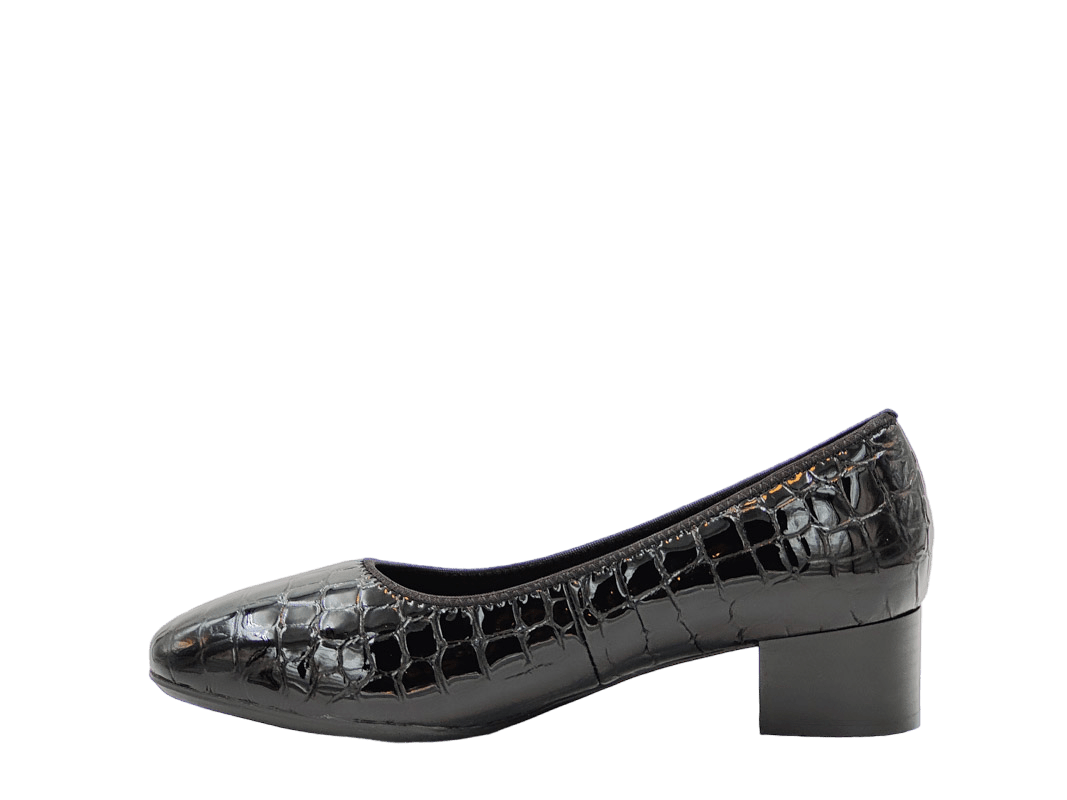 Pantofi Dama Eleganti Rieker Piele Naturala Lacuita Riek 49260 - Rieker - amely.ro