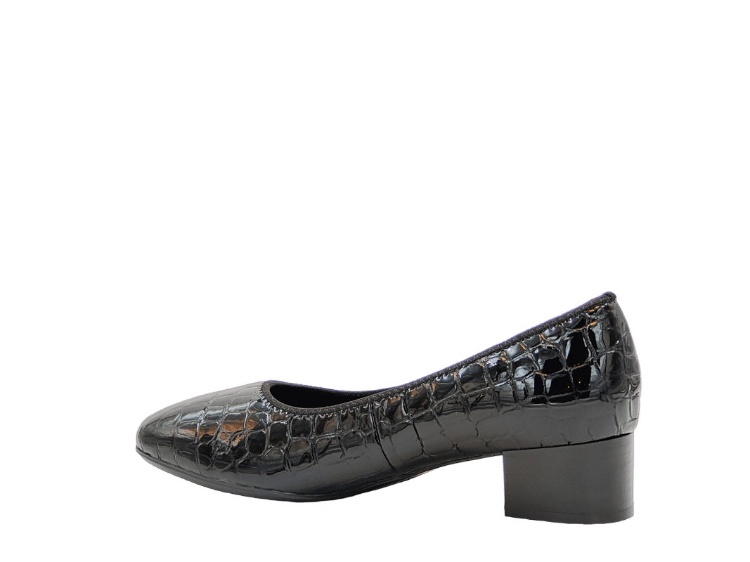 Pantofi Dama Eleganti Rieker Piele Naturala Lacuita Riek 49260 - Rieker - amely.ro