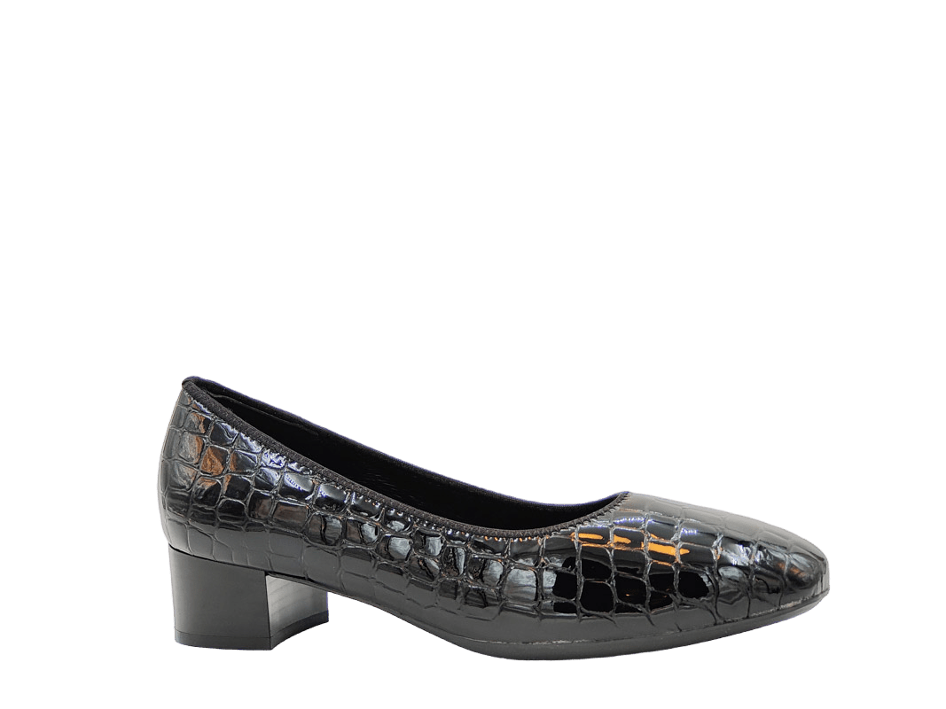 Pantofi Dama Eleganti Rieker Piele Naturala Lacuita Riek 49260 - Rieker - amely.ro