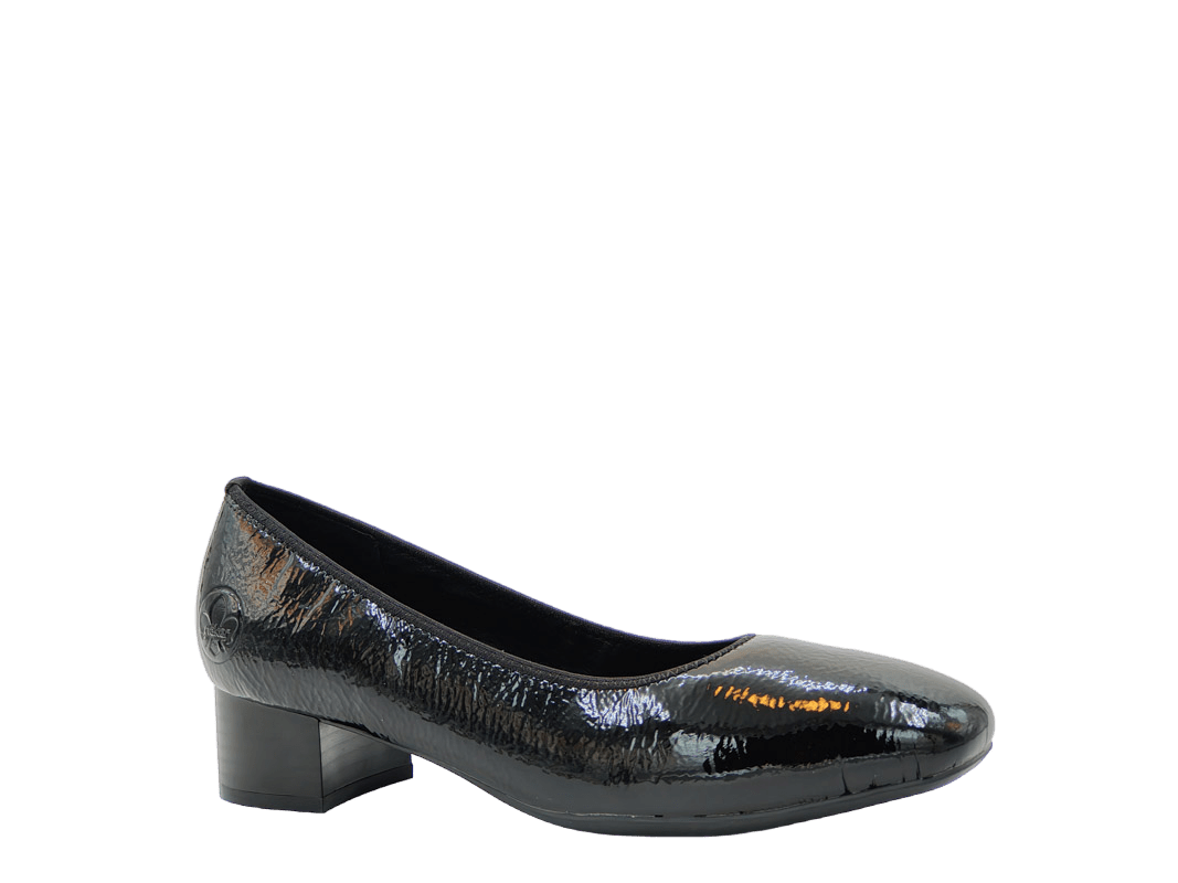 Pantofi Dama Eleganti Rieker Piele Naturala Lacuita Riek 49260 - Rieker - amely.ro