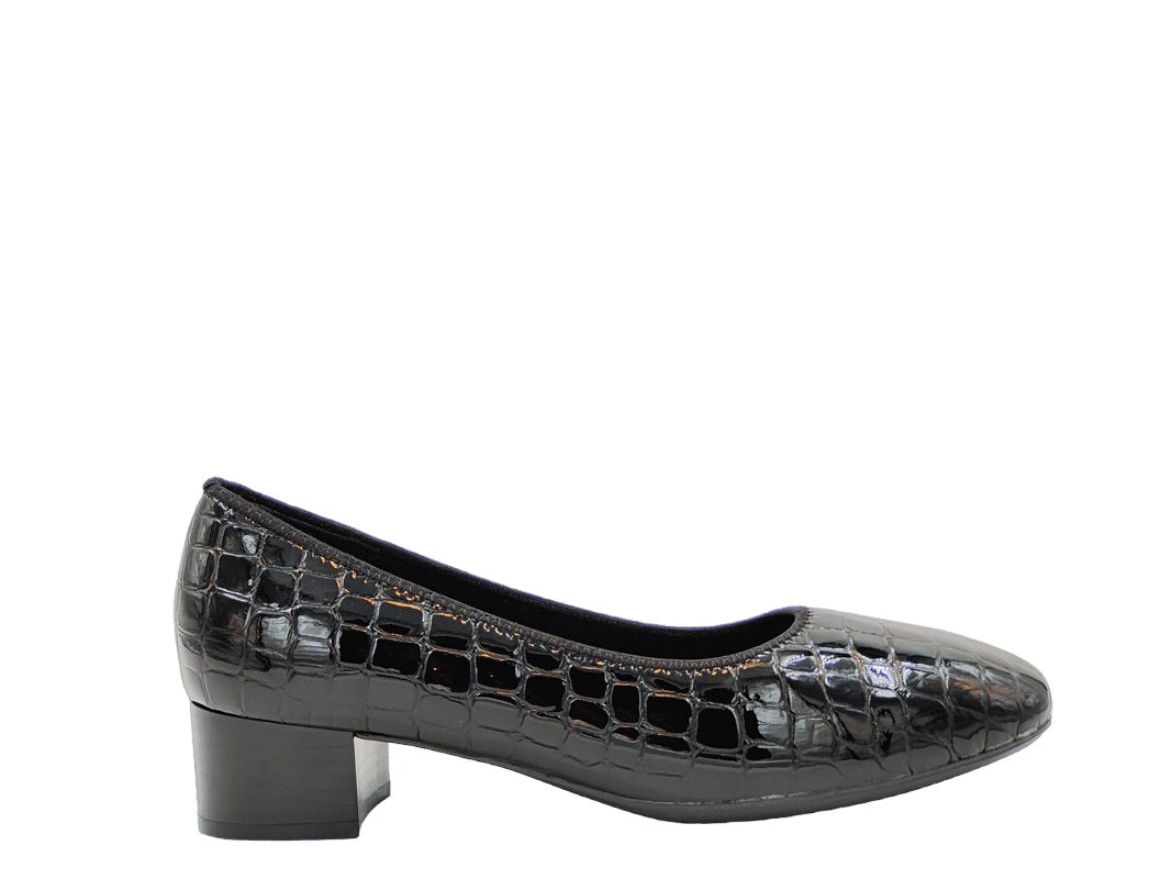 Pantofi Dama Eleganti Rieker Piele Naturala Lacuita Riek 49260 - Rieker - amely.ro