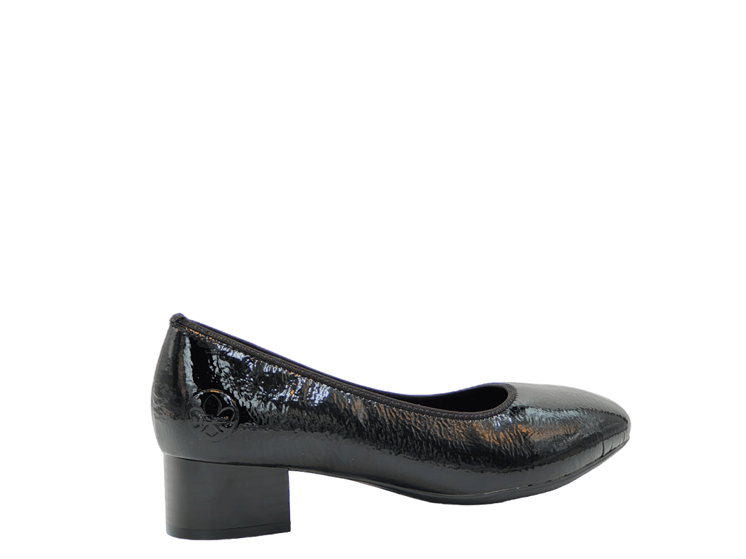 Pantofi Dama Eleganti Rieker Piele Naturala Lacuita Riek 49260 - Rieker - amely.ro