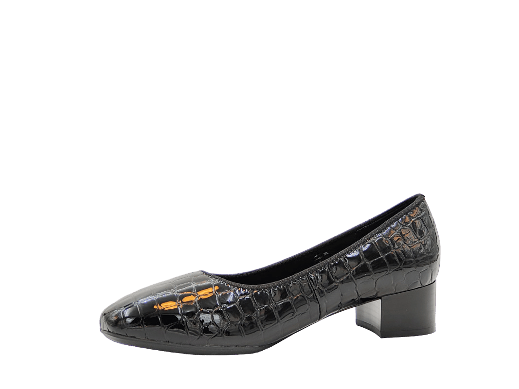 Pantofi Dama Eleganti Rieker Piele Naturala Lacuita Riek 49260 - Rieker - amely.ro