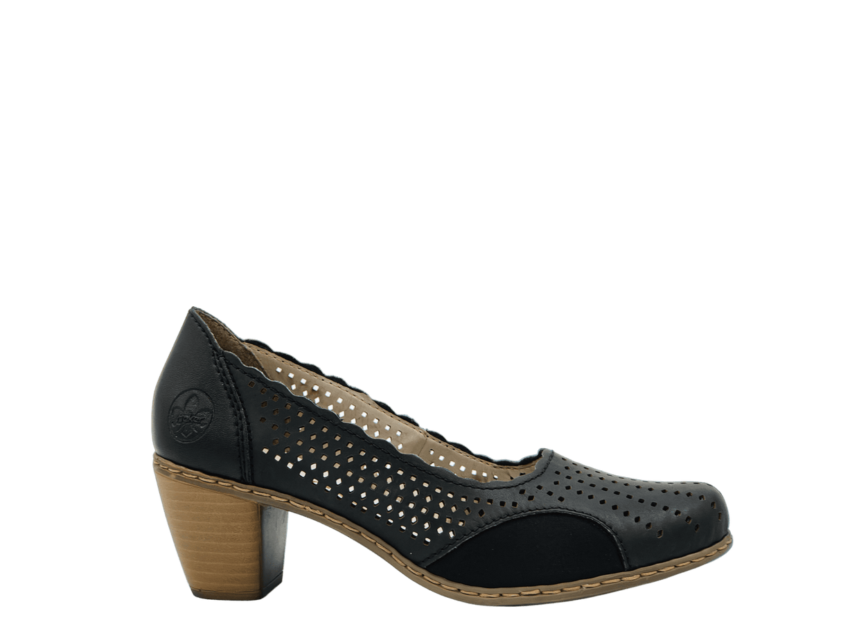 Pantofi Dama Piele Naturala Rieker RIEK 40952 - Rieker - amely.ro