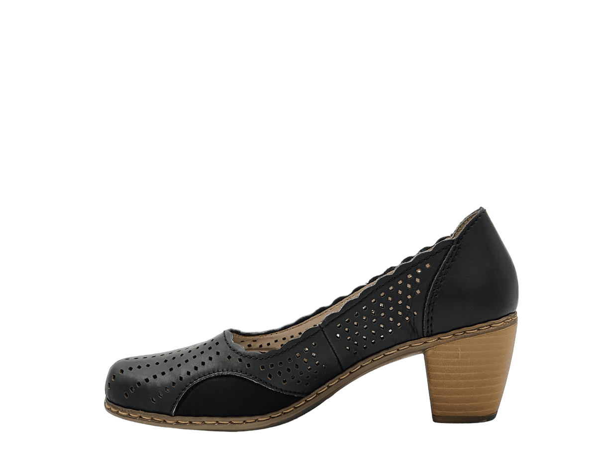 Pantofi Dama Piele Naturala Rieker RIEK 40952 - Rieker - amely.ro