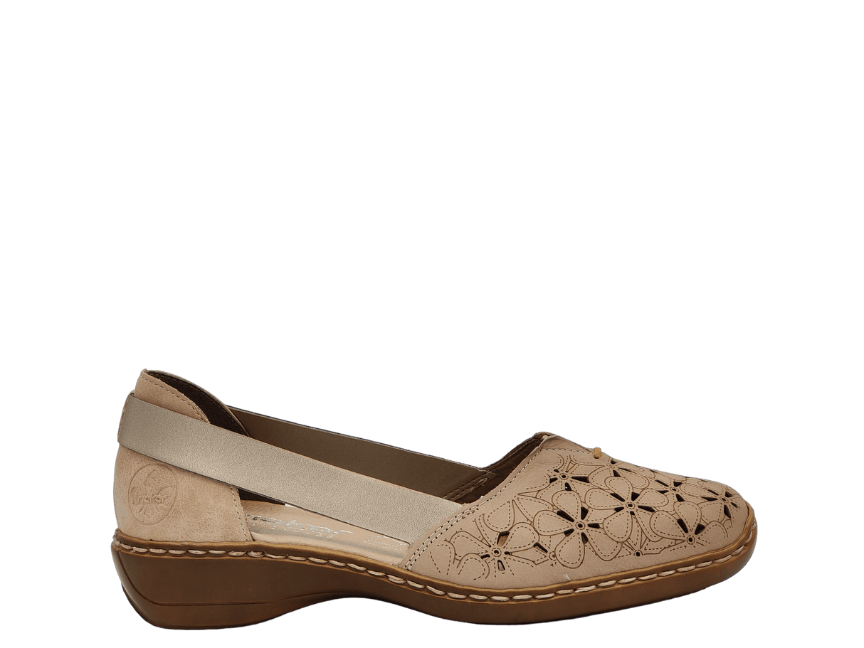 Pantofi Dama Piele Naturala Rieker RIEK 41356 - Rieker - amely.ro