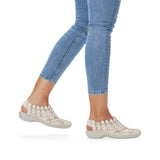 Pantofi Dama Piele Naturala Rieker RIEK 413V8 - Rieker - amely.ro