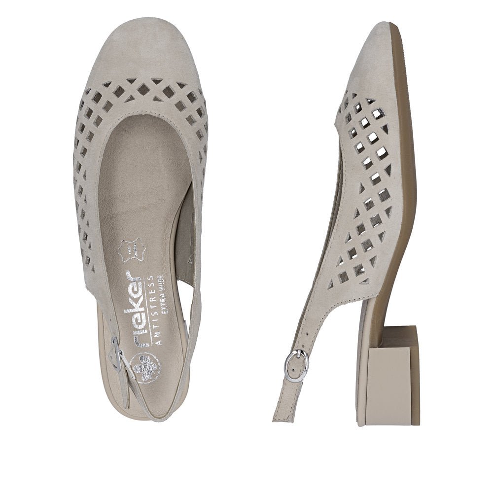 Pantofi Dama Piele Naturala Rieker RIEK 43457 - Rieker - amely.ro