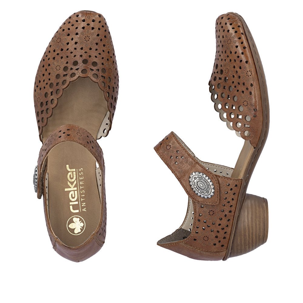 Pantofi Dama Piele Naturala Rieker RIEK 43753 - Rieker - amely.ro