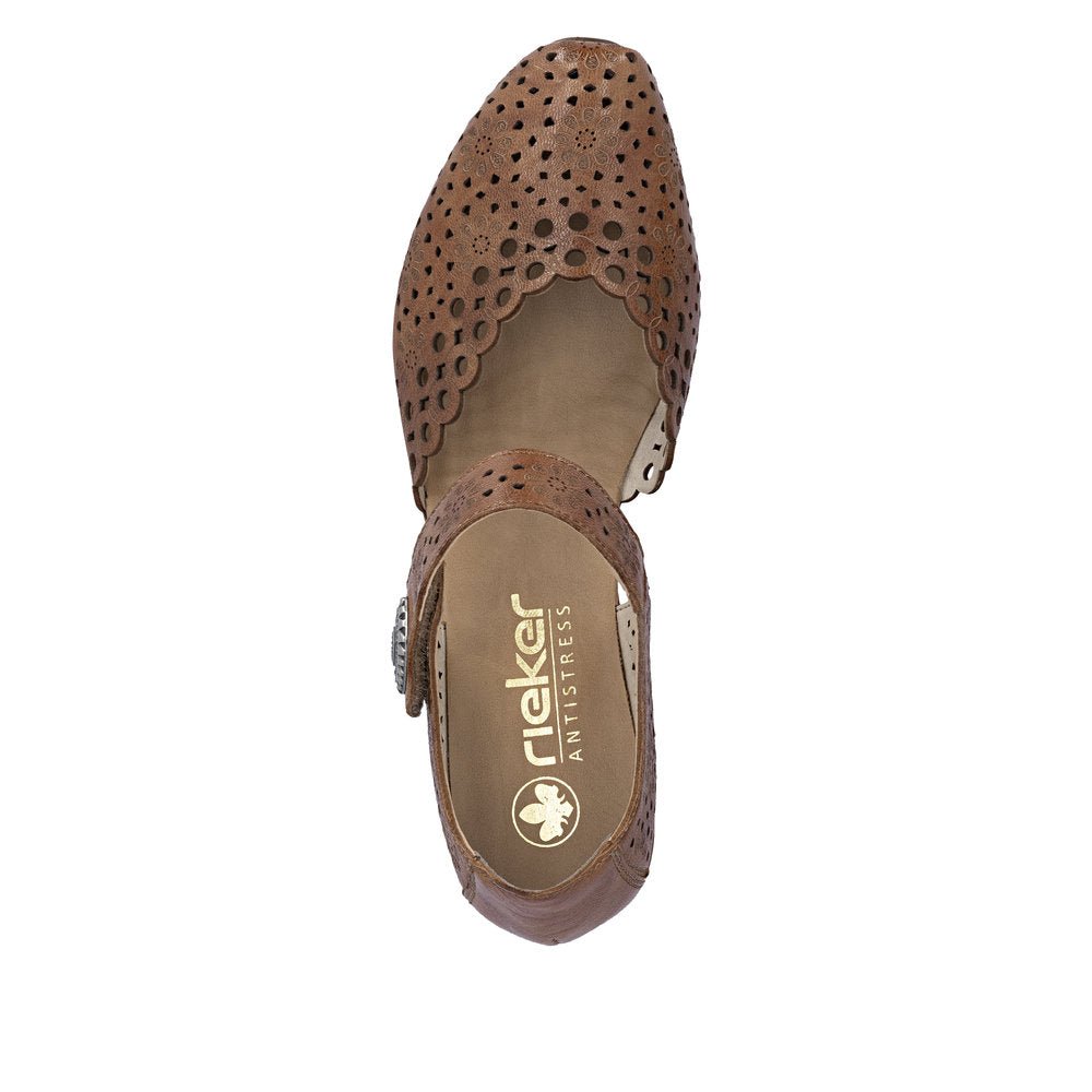 Pantofi Dama Piele Naturala Rieker RIEK 43753 - Rieker - amely.ro