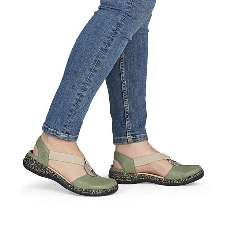 Pantofi Dama Piele Naturala Rieker RIEK 46361 - Rieker - amely.ro