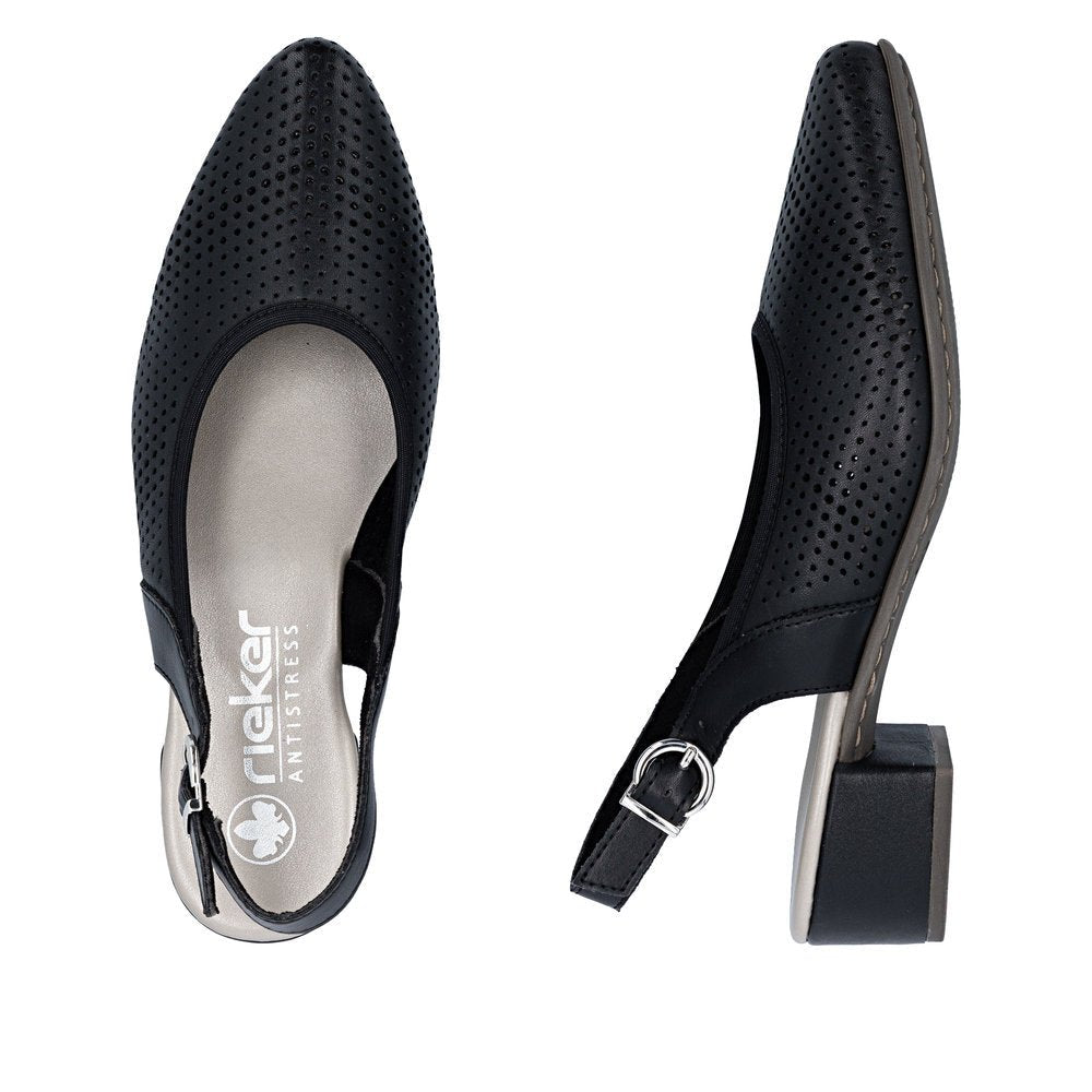 Pantofi Dama Piele Naturala Rieker RIEK 47066 - Rieker - amely.ro