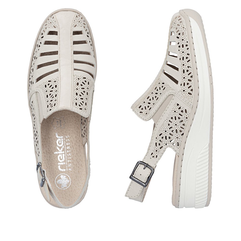 Pantofi Dama Piele Naturala Rieker RIEK 48763 - Rieker - amely.ro