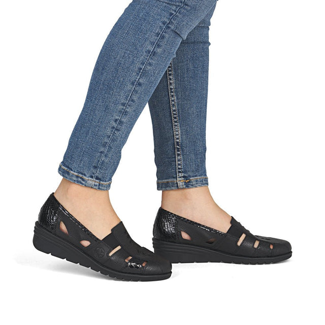 Pantofi Dama Piele Naturala Rieker RIEK L5358 - Rieker - amely.ro