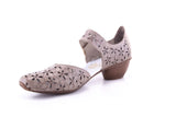 Pantofi Dama Rieker Piele Naturala Riek 43786 /Bej - Rieker - amely.ro