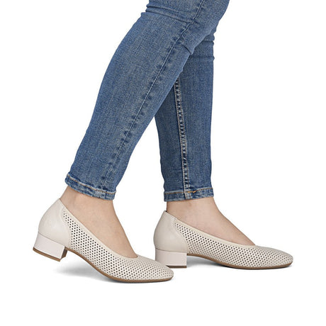 Pantofi din Piele Naturala Rieker 43459 - 60 - Rieker - amely.ro