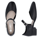 Pantofi din Piele Naturala Rieker 43460 - 00 - Rieker - amely.ro