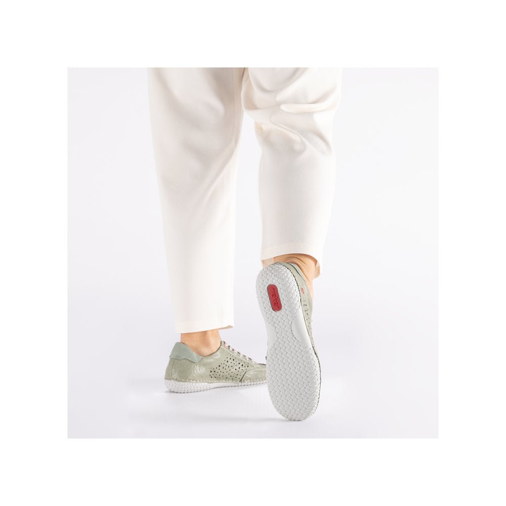 Pantofi din Piele Naturala Rieker 43651-52 - Rieker - amely.ro
