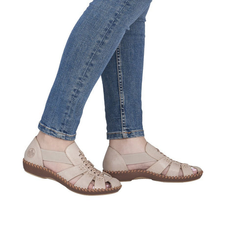 Pantofi din Piele Naturala Rieker M1679 - 60 - Rieker - amely.ro