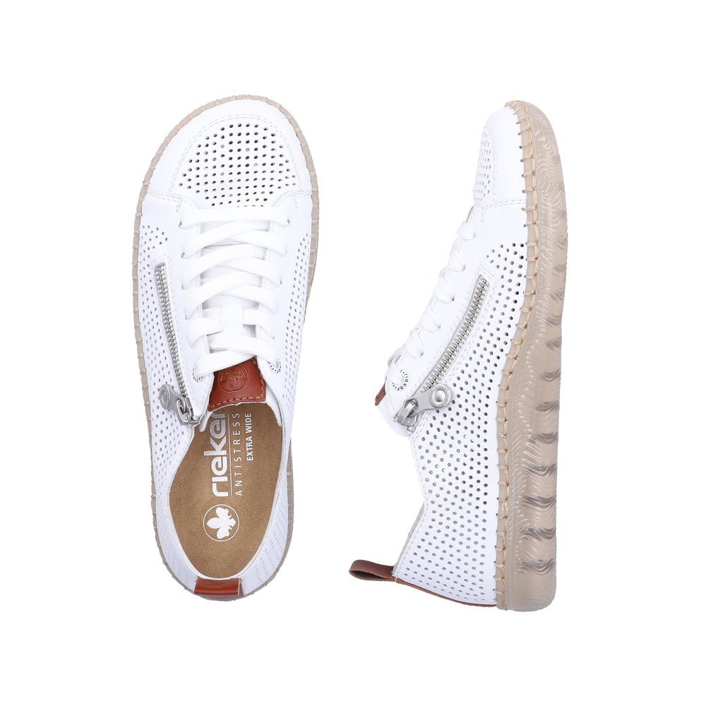 Pantofi din Piele Naturala Rieker N2405 - 80 - Rieker - amely.ro