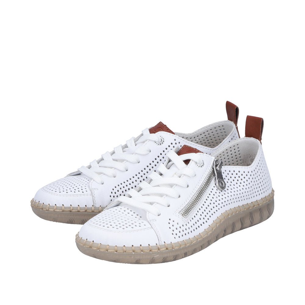 Pantofi din Piele Naturala Rieker N2405 - 80 - Rieker - amely.ro