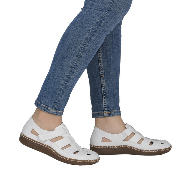 Pantofi din Piele Naturala Rieker N2453 - 80 - Rieker - amely.ro